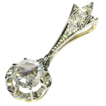 Hanger - 18 karaat Witgoud, Geel goud - Diamant - Belle
