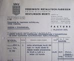 Themacollectie - 1937 Industriële Factuur - Vereinigte