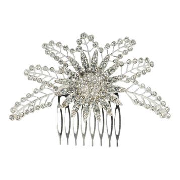 Haarspeld Sierkam Opsteekkam 11cm - Bloemvorm - Strass, Handtassen en Accessoires, Nieuw