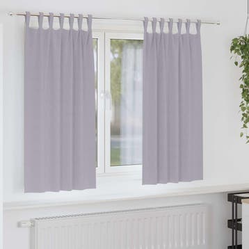 vidaXL Blackout Gordijnen met Ringen 2 st Metaalgrijs 175 x, Verzenden, Nieuw