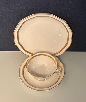 Bernardaud & Co. Limoges - Service à thé (48) - Porcelaine -