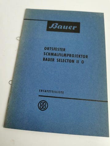 Heinz Bingel - Bauer Schmalfilmprojektor / Zweibandprojektor, Nieuw