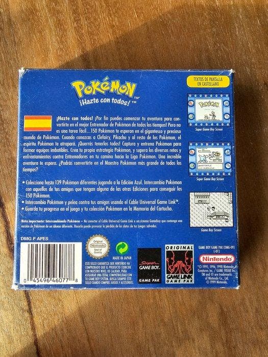 Nintendo - Gameboy Classic - Pokémon Edición Azul -, Games en Spelcomputers, Spelcomputers | Overige Accessoires