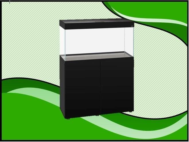 Aquael OptiSet 125 Aquarium Zwart - 80cm met meubel, Animaux & Accessoires, Poissons | Aquariums & Accessoires, Envoi