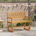 vidaXL Tuin Schommelbank Naturel 110 x 59 x 97 cm Massief, Verzenden, Nieuw