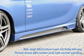 Rieger side skirt | 1er F20 (1K4): 09.11-03.2015 (tot Faceli, Verzenden