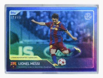 2010/11 Topps UEFA Champions League Lionel Messi 082