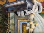 French School (XX) - Interior with piano