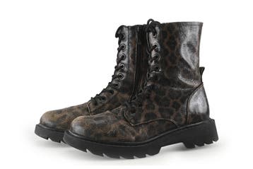 Tamaris Veterboots in maat 40 Panter, Kleding | Dames, Schoenen, Tamaris, Overige kleuren, Verzenden, Overige typen