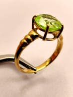 Zonder minimumprijs - Statement ring - 18 karaat Geel goud -