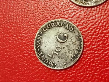 Curaçao. 1/10 Gulden 1970 Turchia e 3 monete argento (Sans