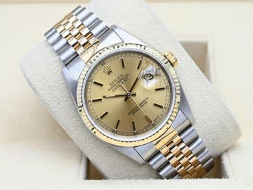 Rolex Datejust Ref. 16233 Year 1997 (Box & Papers), Rolex, Polshorloge, Ophalen of Verzenden, Zo goed als nieuw