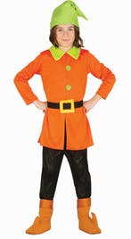 Dwerg Kostuum Kind Oranje, Verzenden, Nieuw