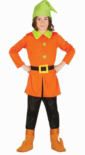 Dwerg Kostuum Kind Oranje, Verzenden, Nieuw