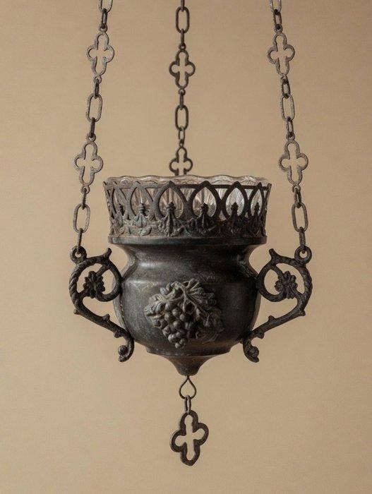 Lamp - Koper, Antiek en Kunst, Kunst | Niet-Westerse kunst