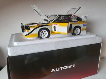 Autoart 1:18 - Model raceauto - Audi Sport Quattro S1 Rallye, Hobby & Loisirs créatifs