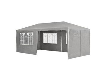 Veiling - Partytent met zijwanden - 3x6M - Donkergrijs, Tuin en Terras, Gebruikt