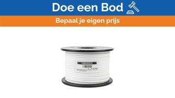 Bieden: Osculati Shock Cord Rope White 8mm - 100m Rol - Sho, Watersport en Boten, Ophalen of Verzenden, Nieuw