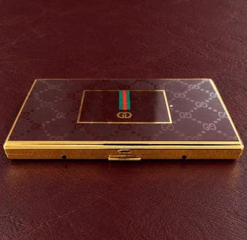 Gucci - Zonder minimumprijs - Sigarettendoos - Metaal,, Nieuw