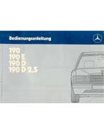 1986 MERCEDES BENZ 190 INSTRUCTIEBOEKJE DUITS, Auto diversen, Handleidingen en Instructieboekjes