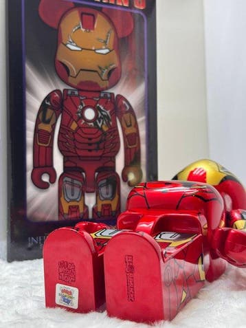 Medicom Toy - BE@RBRICK 400% Iron Man Mark VII (Damage Ver.)