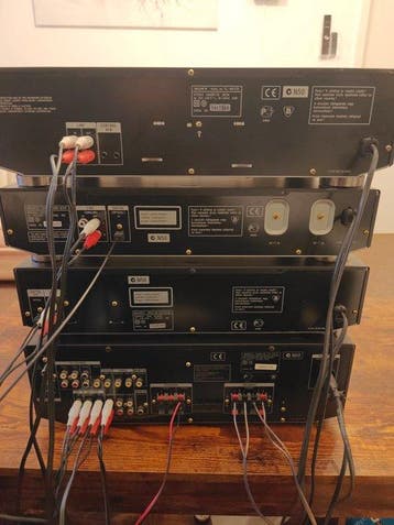 Sony - STR-DE335 - MDS-JE330 - CDP-XE330 - TC-WE435 Hifi-set, TV, Hi-fi & Vidéo