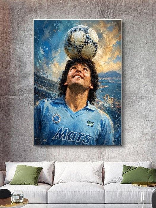 Shayer - Diego Maradona – The Blue Saint of Napoli - XL -, Collections, Collections Autre