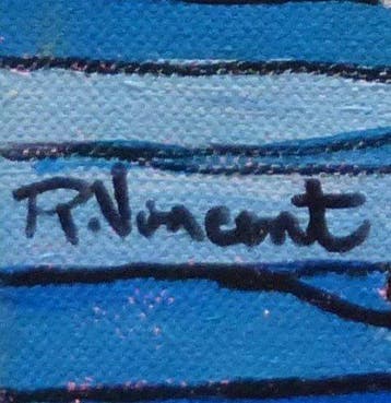 R. Vincent (1954) - Provence cote dAzur oeuvre de Vincent
