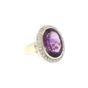 Sans prix de réserve - Bague de cocktail - 14 carats Or
