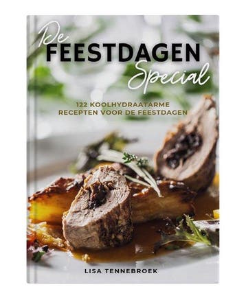 De Feestdagen Special - kookboek - 122 koolhydraatarme, Boeken, Verzenden, Zo goed als nieuw, Lisa Tennebroek