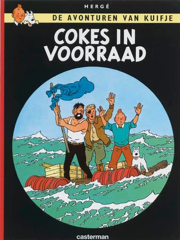 Kuifje / 18 cokes in voorraad / De avonturen van Kuifje, Verzenden, Gelezen, Hergé