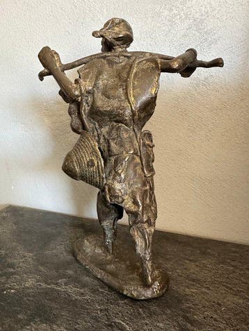 statuette pecheur - Beeld - Ivoorkust