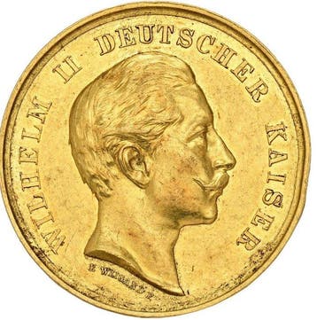 Duitsland, Preussen. Goldmedaille zu 6 Dukaten o. J. (1893),