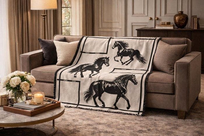 Deken - 180 cm - 140 cm, Antiquités & Art, Curiosités & Brocante