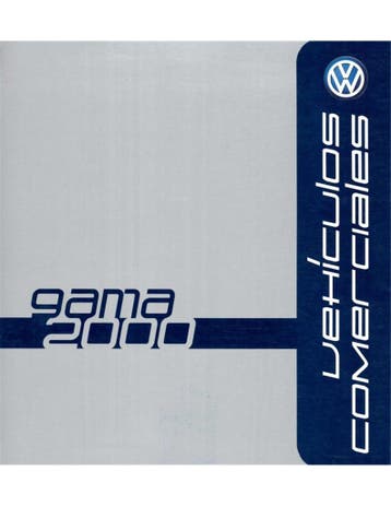 2000 VOLKSWAGEN PROGRAMMA BROCHURE SPAANS (MEXICO)