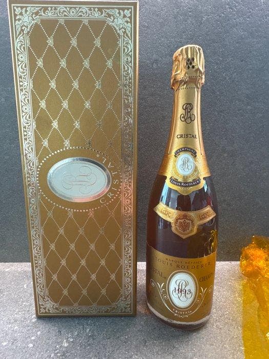 1993 Louis Roederer, Cristal - Champagne Brut - 1 Bouteilles, Collections, Vins