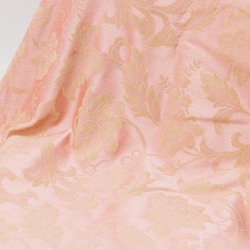 BA223 - Jacquardstof Garden Barocco – roze achtergrond -