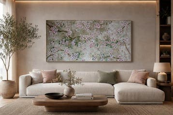 Alla Faber - Weightless Garden. Serie: Ethereal Blossoms XXL