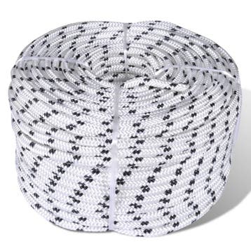 vidaXL Boottouw polyester gevlochten 6mmx50m, Verzenden