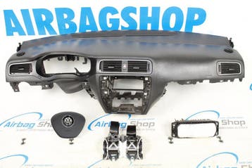 AIRBAG KIT – TABLEAU DE BORD NOIR VOLKSWAGEN JETTA (2011-….), Utilisé, Volkswagen