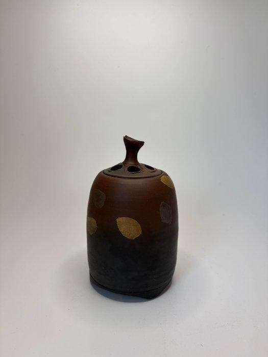 Brûleur dencens en poterie Yohen japonais (Kro) par, Antiek en Kunst, Antiek | Overige Antiek
