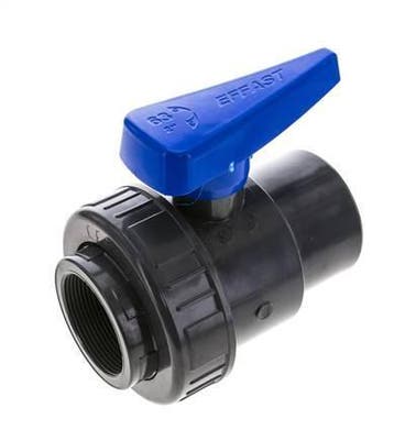 PVC 2-weg Kogelkraan Enkele Wartel Rp 2 EPDM, Verzenden