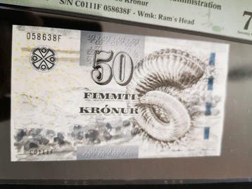 Iles Féroé. - 50 Krónur - 2011 - Pick 29 (Sans prix de, Timbres & Monnaies, Billets de banque | Europe | Billets non-euro
