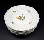 Meissen - Service de table - Motif fleurs 7 x assiettes à