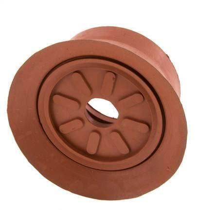 Ventouse plate 70mm SBR brun rougeâtre G 1/4 pouce Course, Doe-het-zelf en Bouw, Ventilatie en Afzuiging, Verzenden