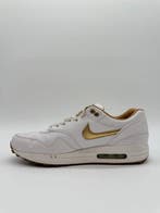 Nike - Nike Air Max 1 FB Woven White Metallic Gold -, Kleding | Heren, Schoenen, Nieuw