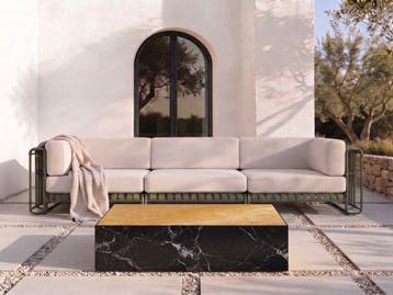 Formaminima - Formaminima - Table basse - Travertin, Black