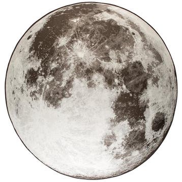 Zuiver Moon Buiten Vloerkleed Rond 280 Grijs, Verzenden, Zo goed als nieuw, Grijs