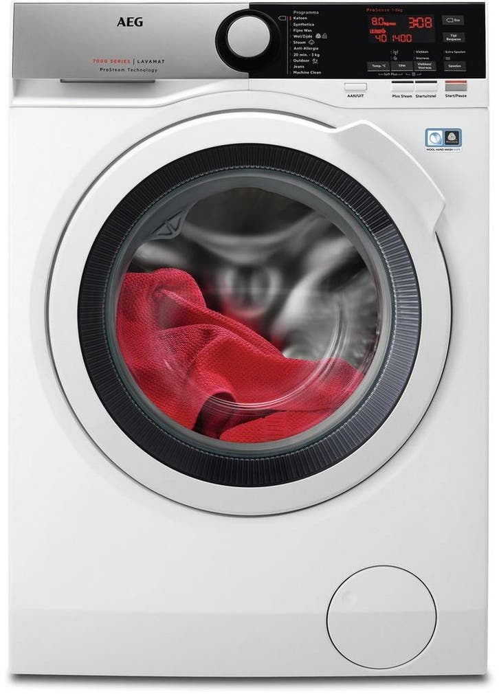 AEG L7FE84EW - Wasmachine - 8 kg - 1400 tpm - ProSteam &, Elektronische apparatuur, Wasmachines, Ophalen of Verzenden