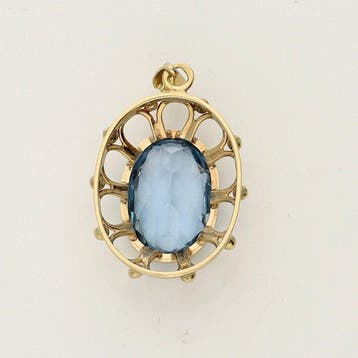 Sans prix de réserve - Pendentif - 14 carats Or jaune -, Handtassen en Accessoires, Antieke sieraden